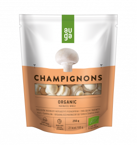 Organic Champignons, marinated, whole